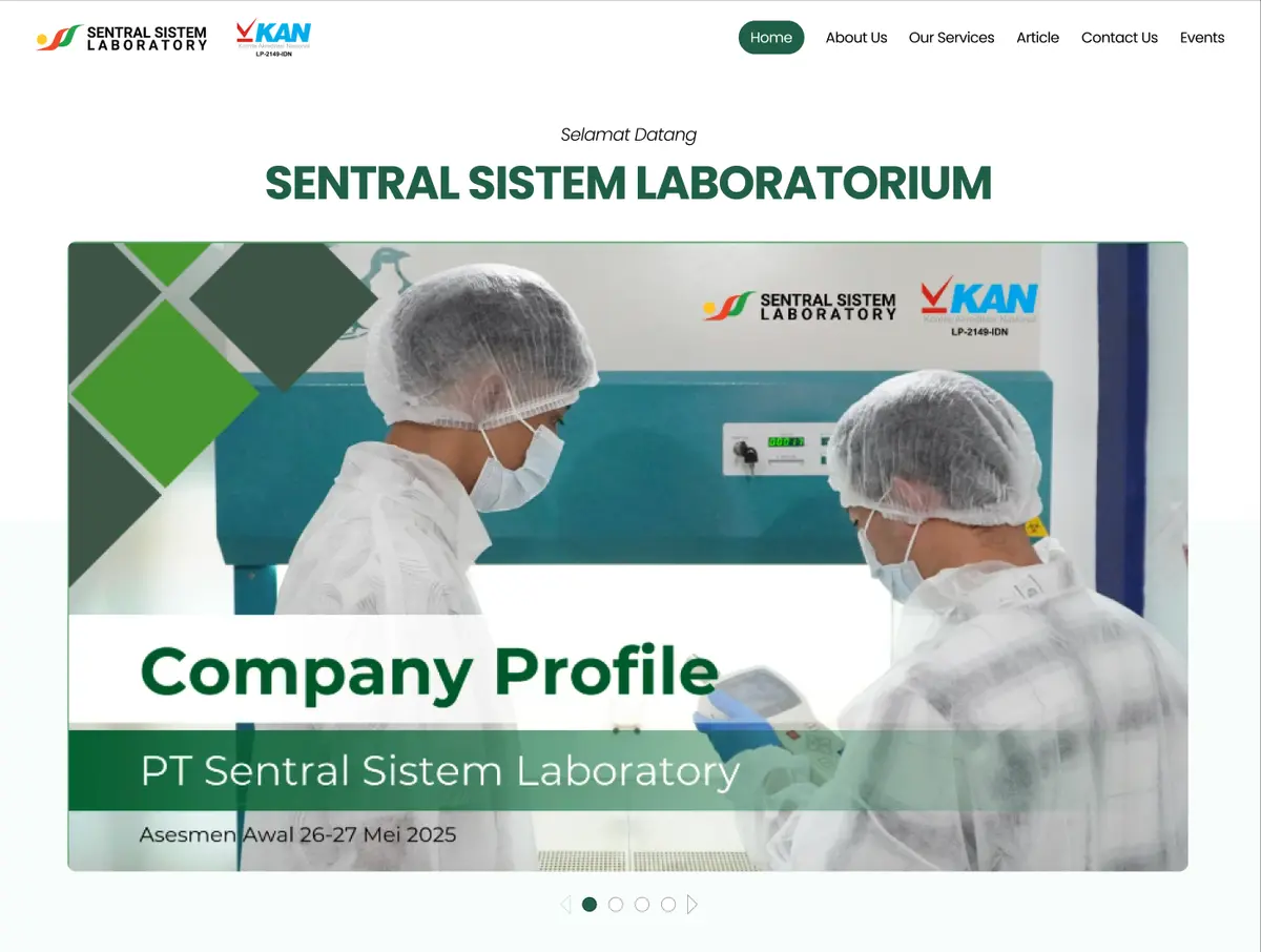 Corporate Website & Service Platform